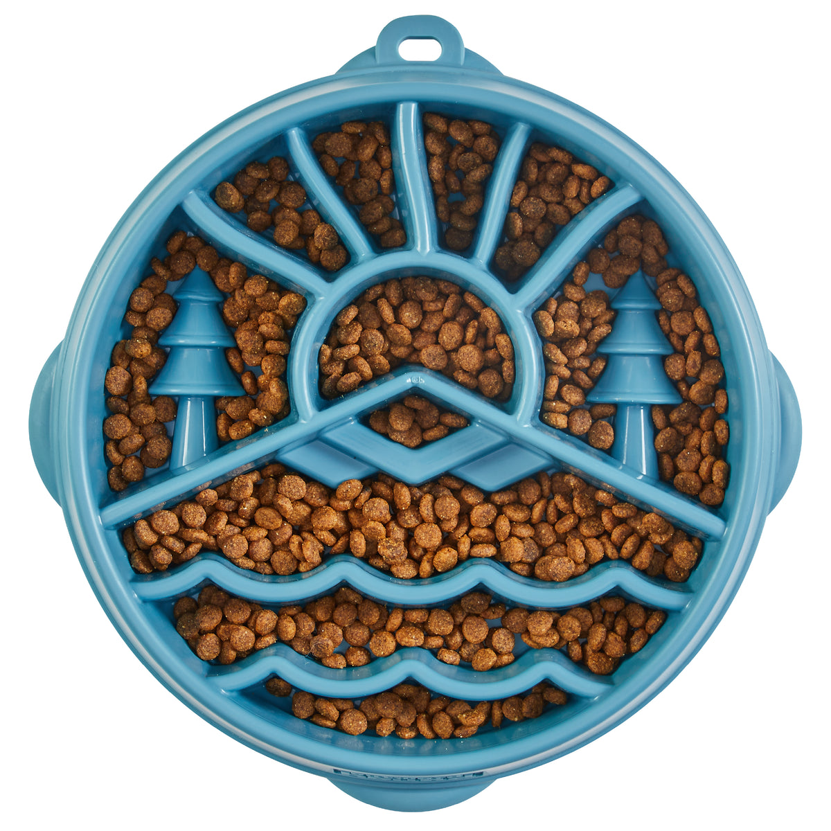 Outward Hound Fun Feeder Mountain Blue LG