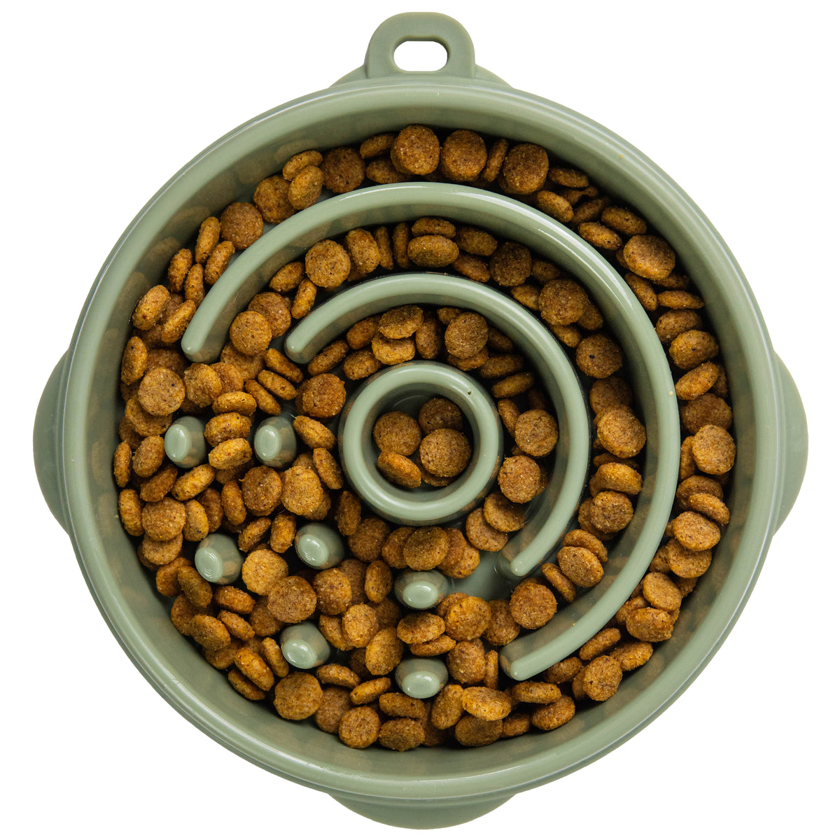 Outward Hound Fun Feeder Circle Sage Med