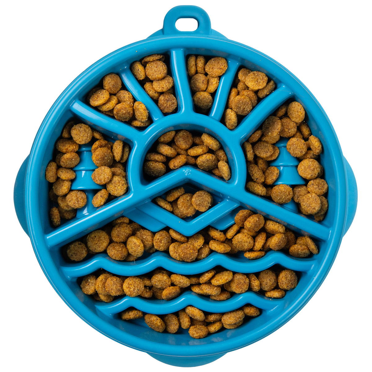 Outward Hound Fun Feeder Mountain Blue Med