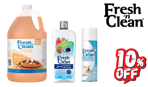 10% OFF FRESH 'N CLEAN
