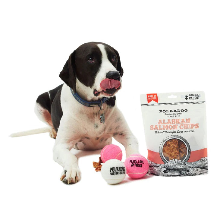 Polkadog Alaskan Salmon Chips Dog and Cat Treats 2.75oz