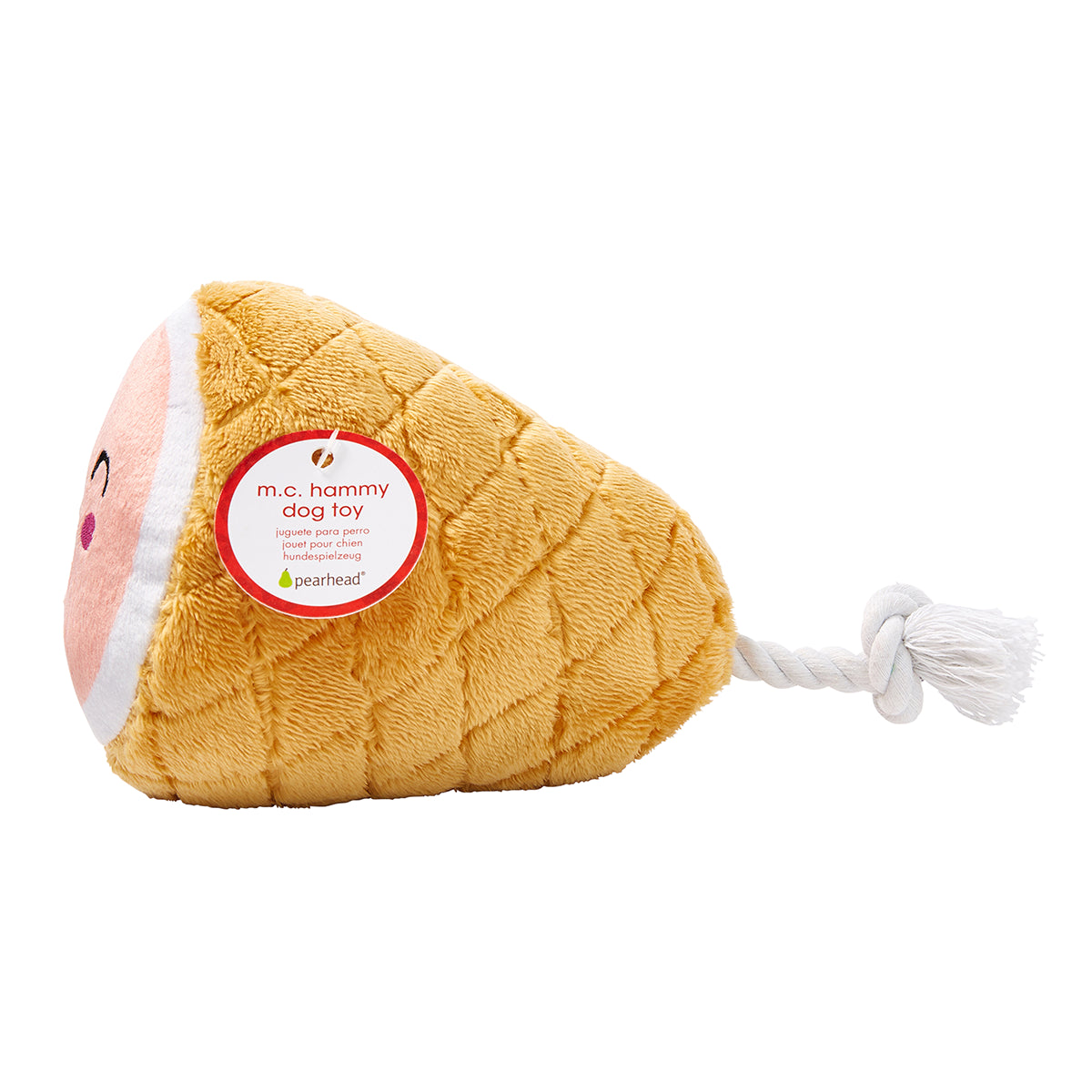 Pearhead M.C. Hammy Plush Dog Toy