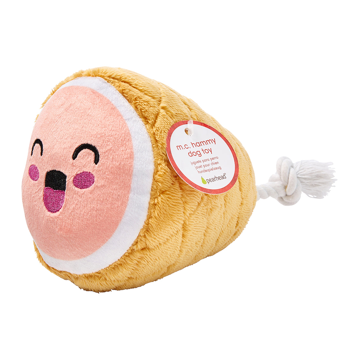 Pearhead M.C. Hammy Plush Dog Toy