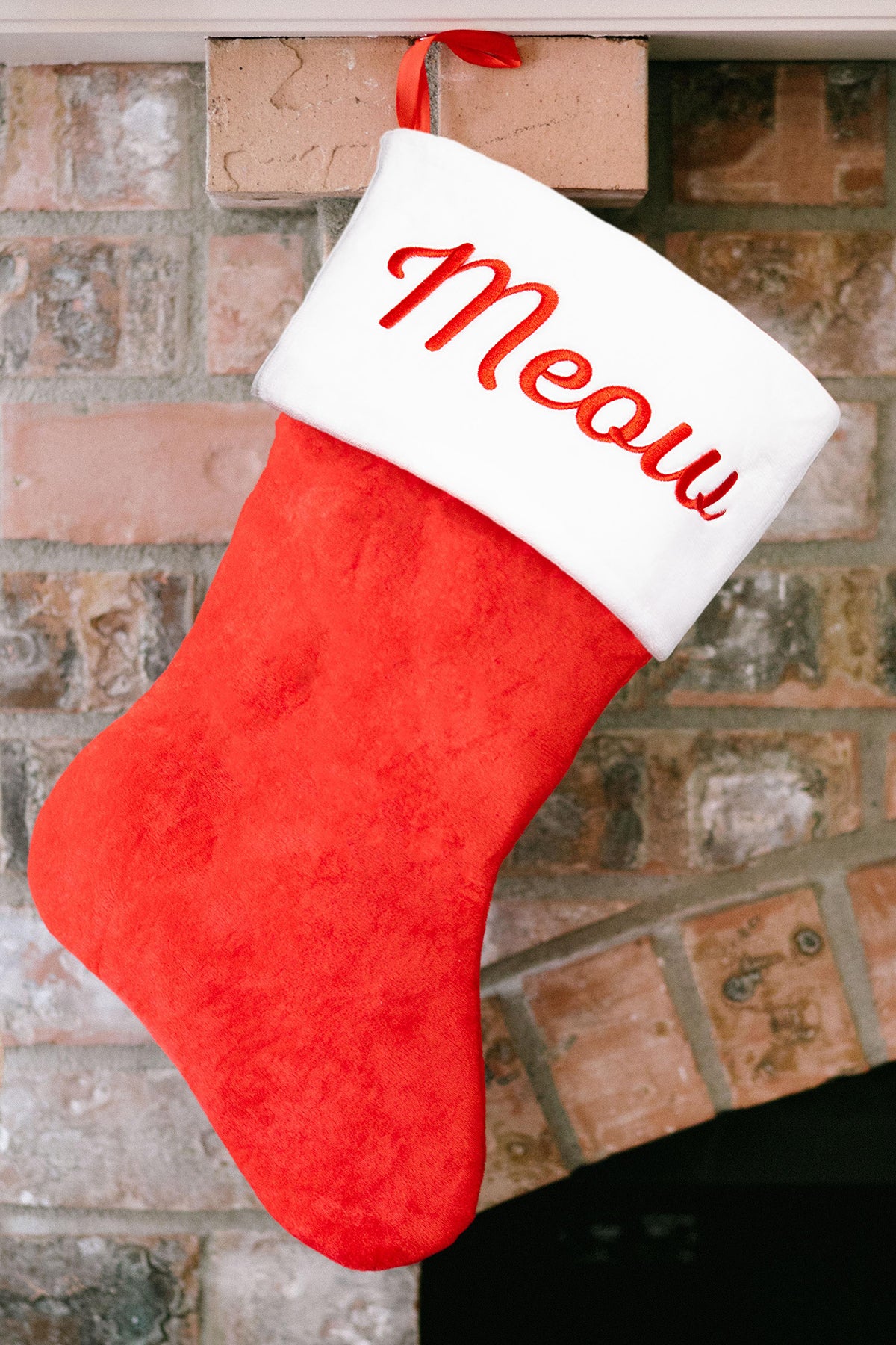 Pearhead Meow Christmas Stocking