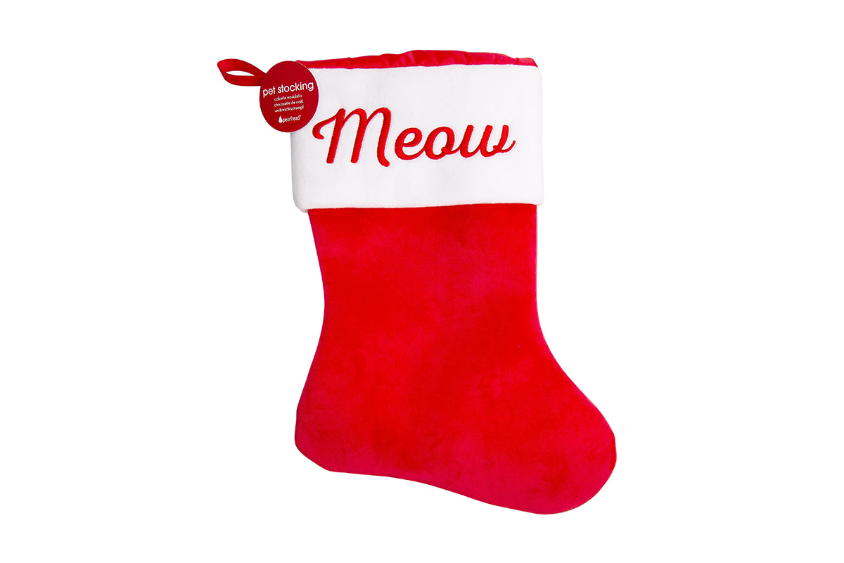 Pearhead Meow Christmas Stocking