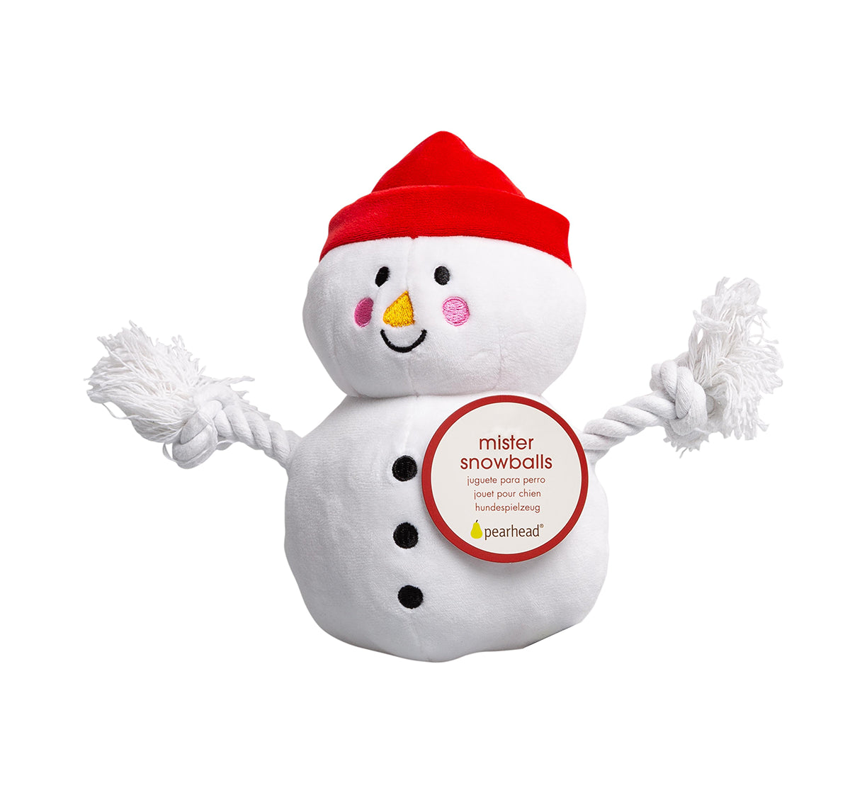 Pearhead Snowman Dog Toy
