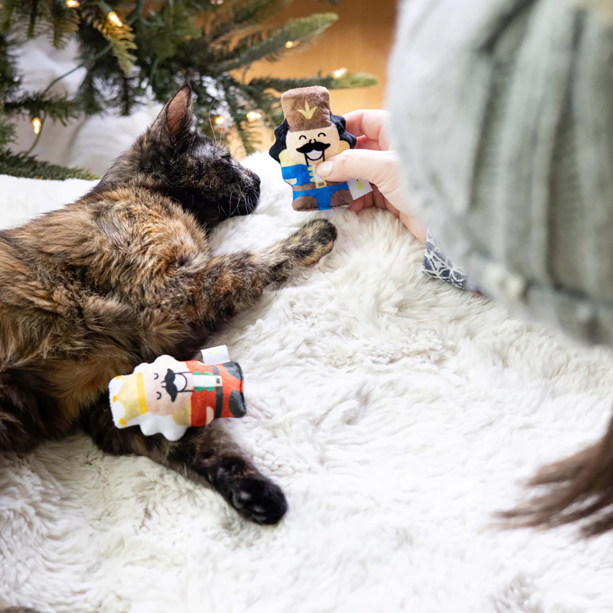 Pearhead Nutcracker Cat Toy Set