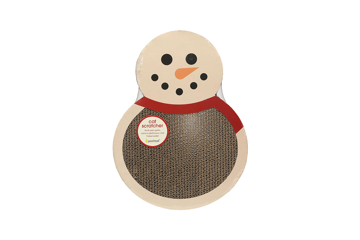 Snowman Scratch Pad Cat Toy