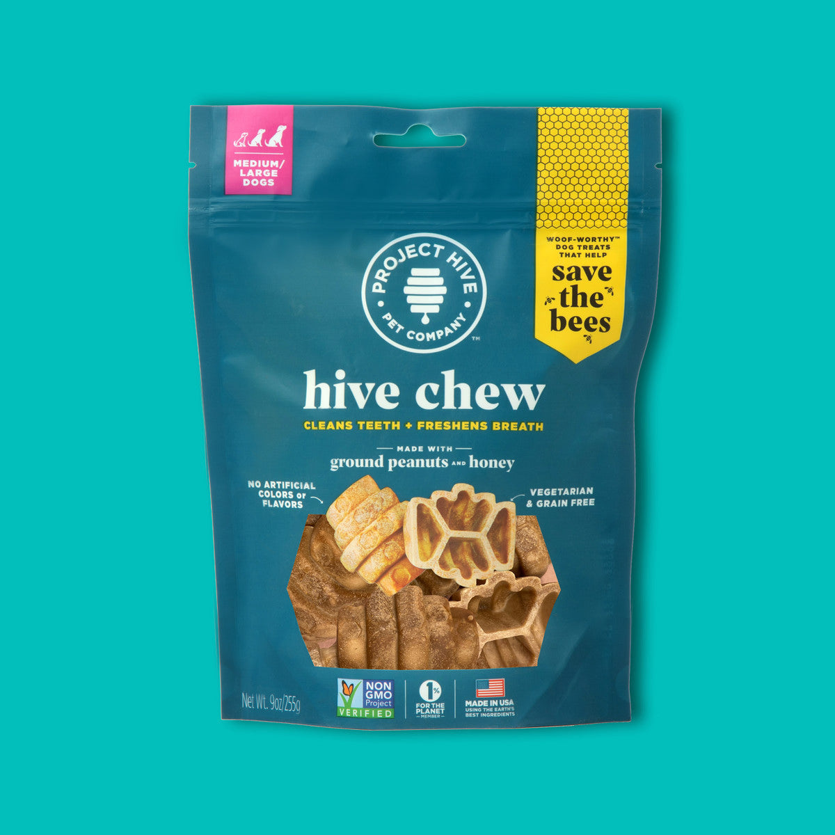 Project Hive Chew Treats Peanut Butter Large 9oz