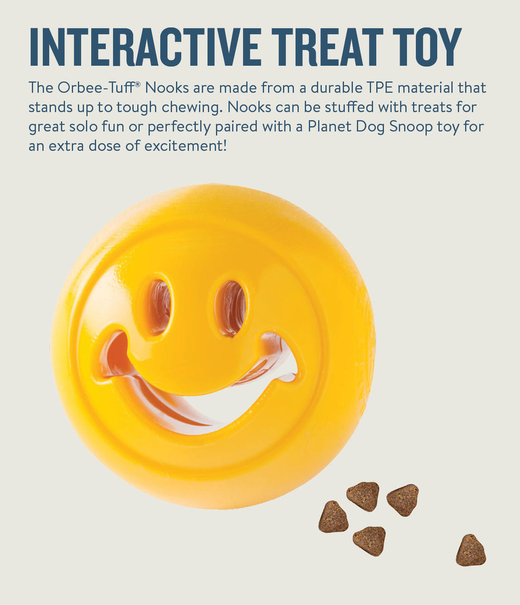 Planet Dog Orbee-Tuff Nooks Happiness Yellow