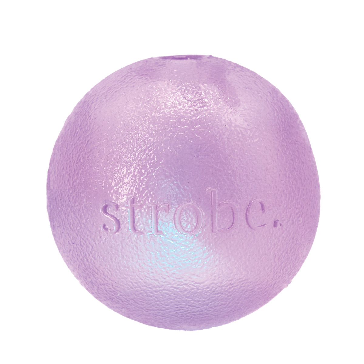 Planet Dog Orbee-Tuff Strobe Ball Light Up Dog Toy Purple