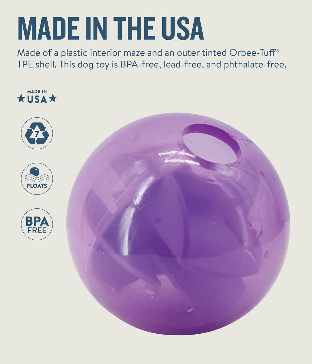 Planet Dog Orbee-Tuff Mazee Interactive Puzzle Dog Toy Purple