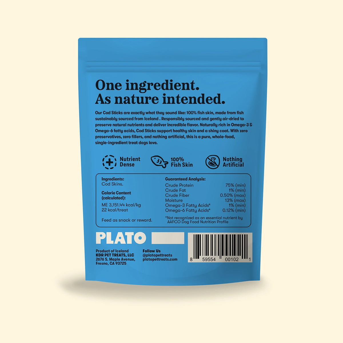 Plato Air-Dried Cod Sticks 10oz