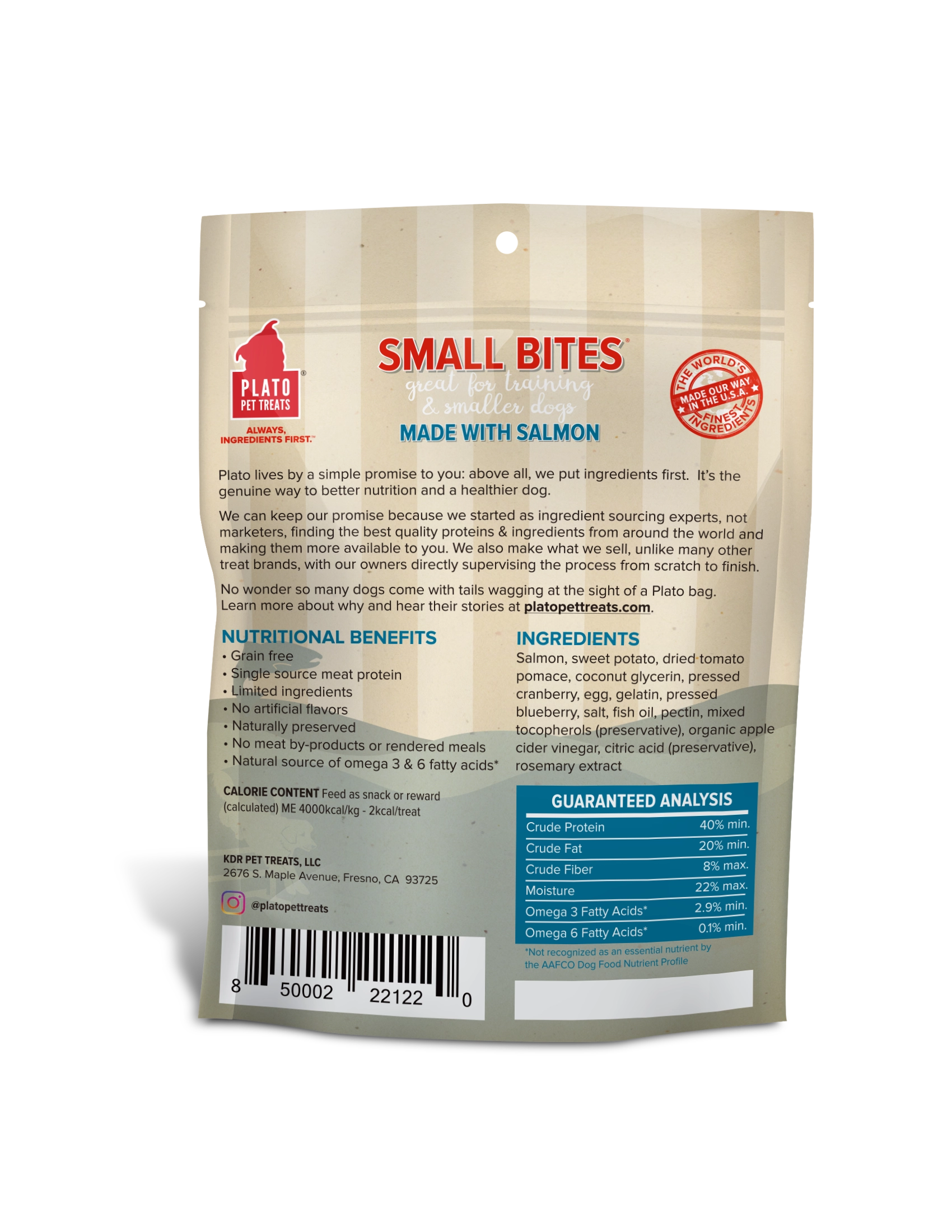 Plato Small Bites Salmon 2.5oz
