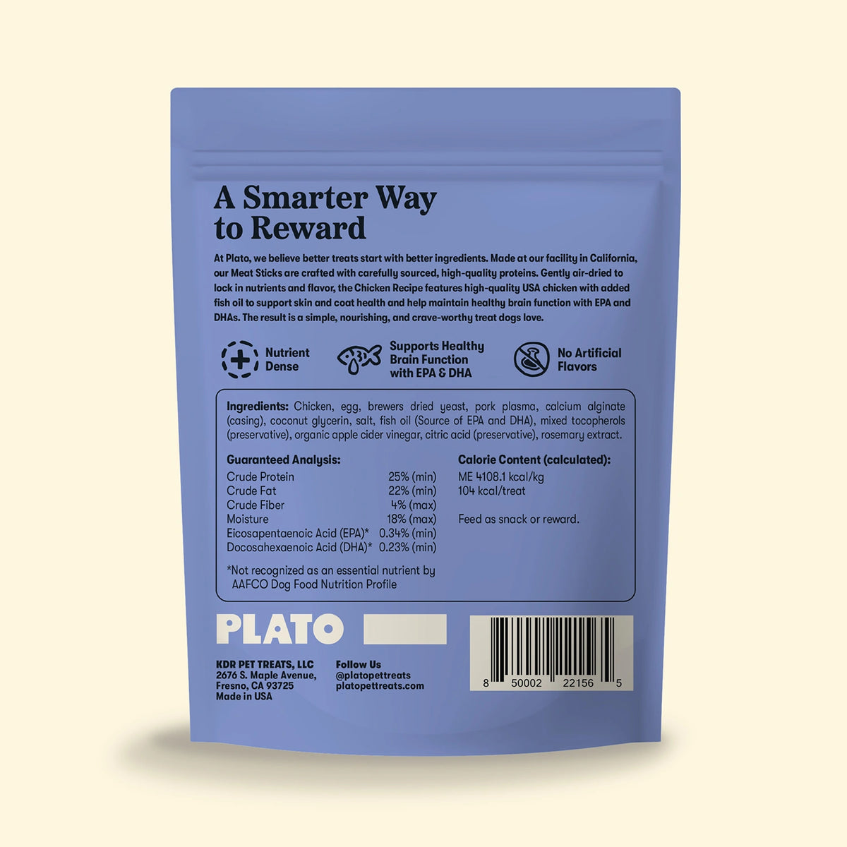 Plato Meat Sticks Chicken 18oz