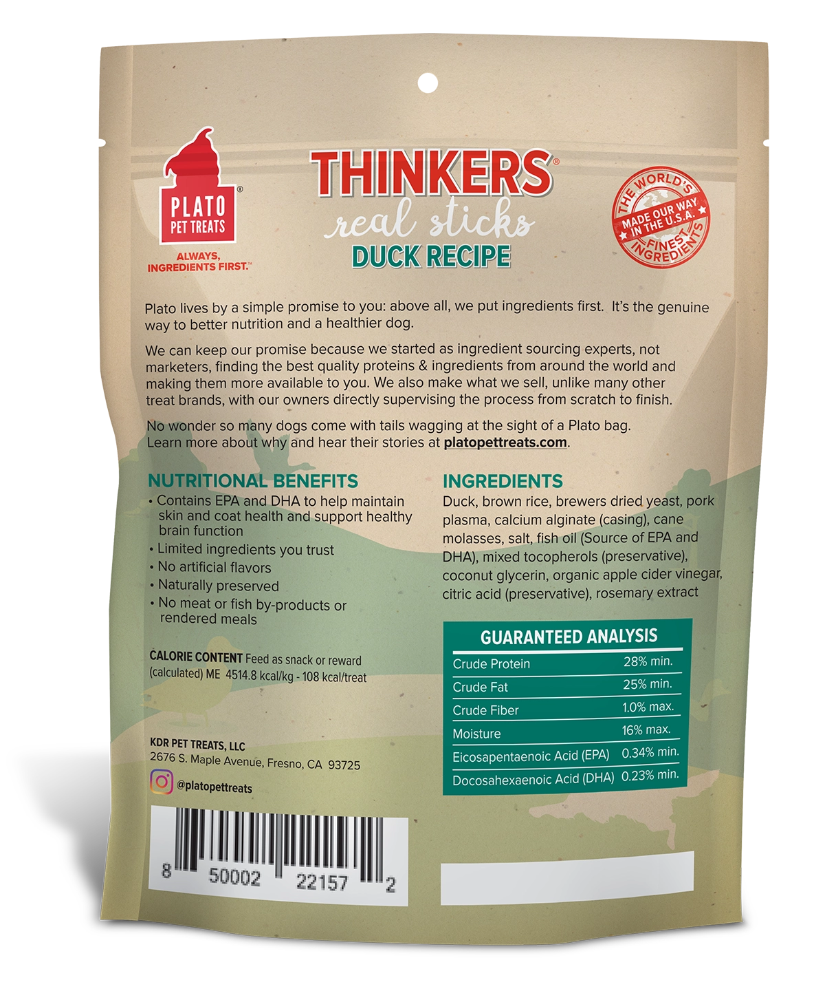 Plato Thinkers Duck 18oz