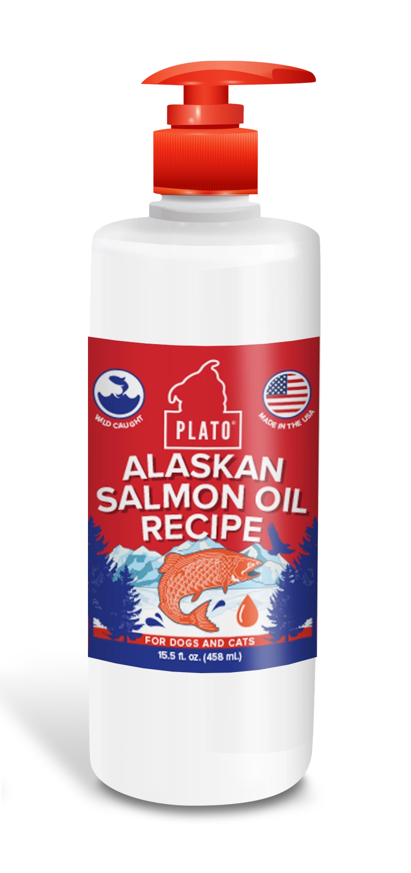 Plato Alaskan Salmon Oil Recipe 15.5oz