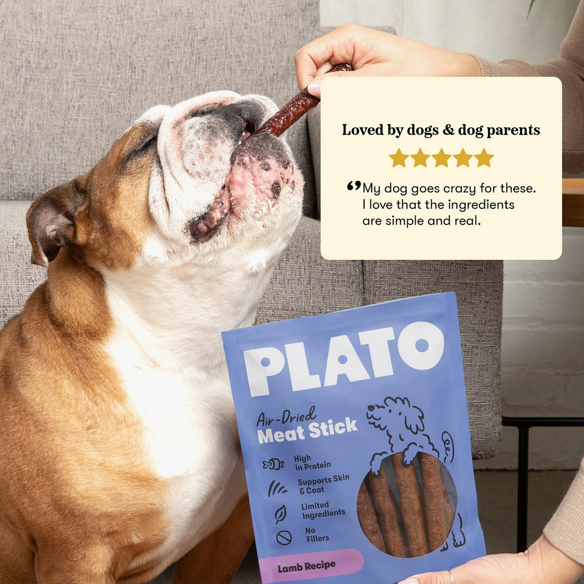 Plato Meat Sticks Lamb 18oz