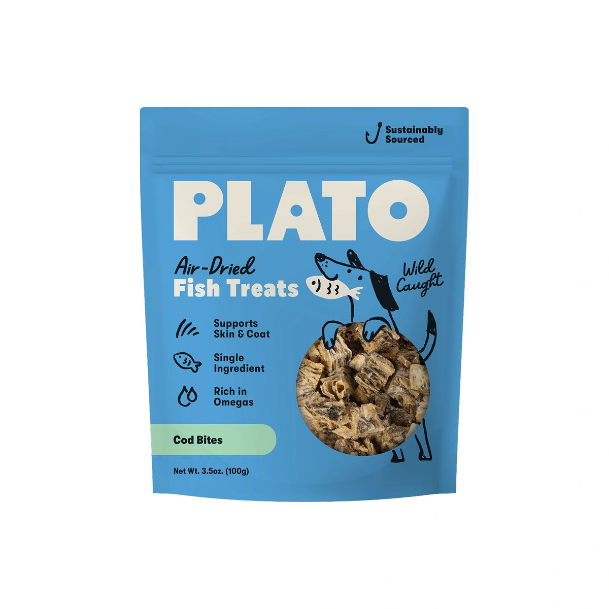 Plato Air-Dried Cod Bites 3.5oz