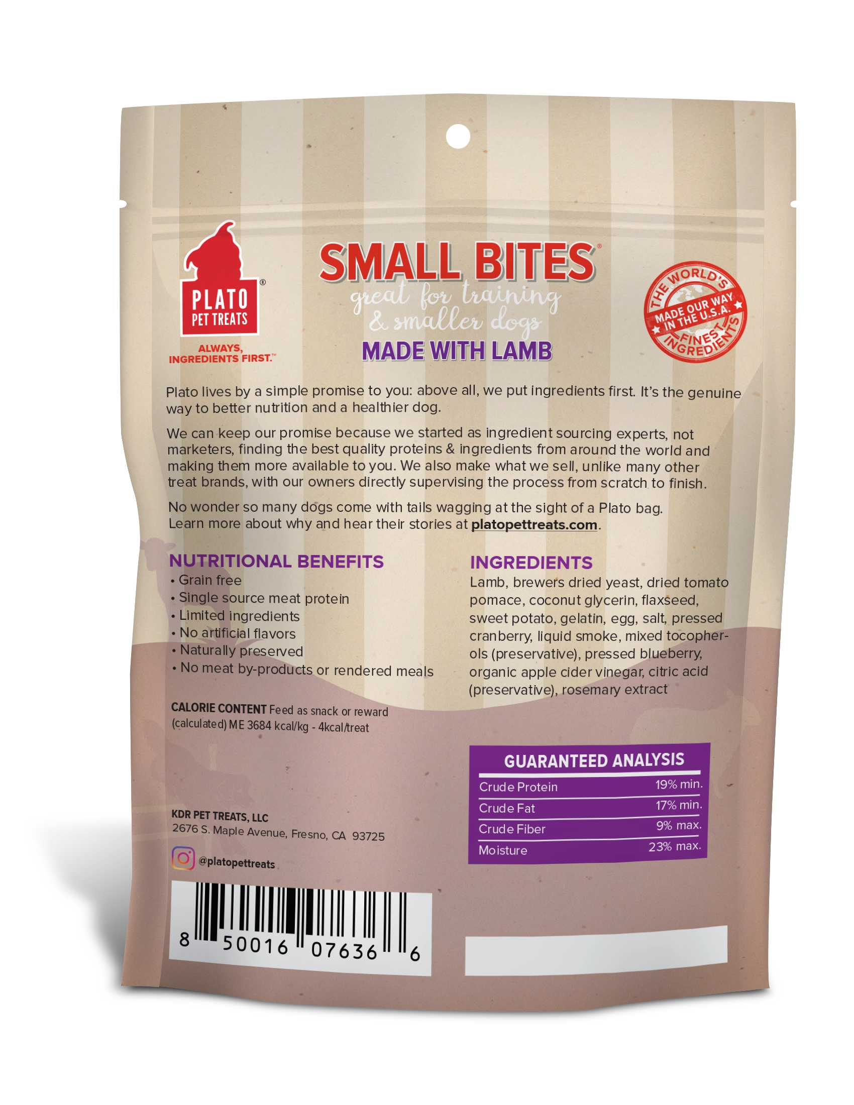 Plato Small Bites Lamb 2.5oz