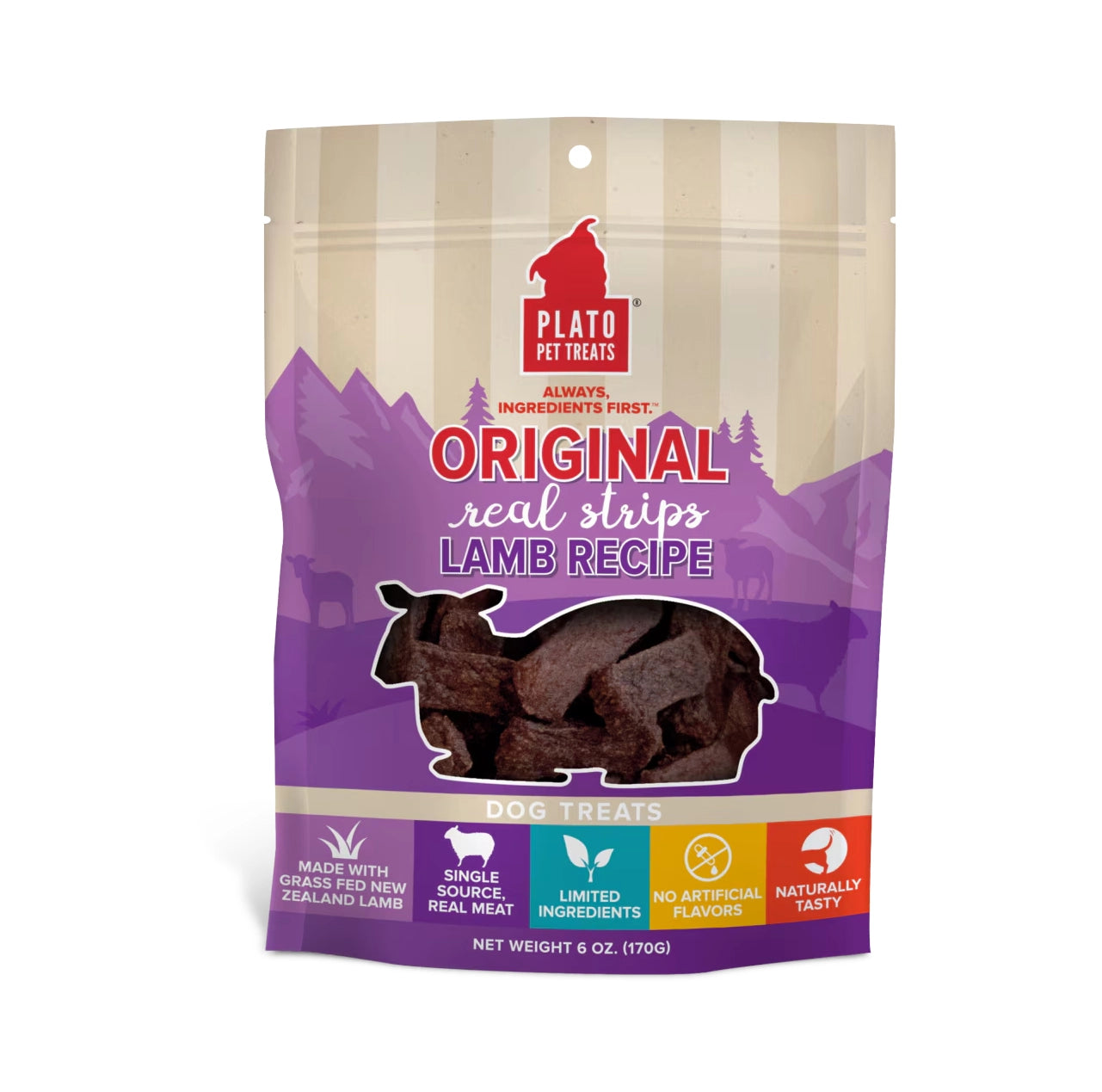 Plato Original Real Strips Lamb 6oz