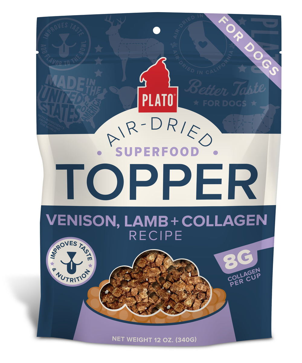 Plato Food Topper Venison, Lamb & Collagen Recipe 12oz