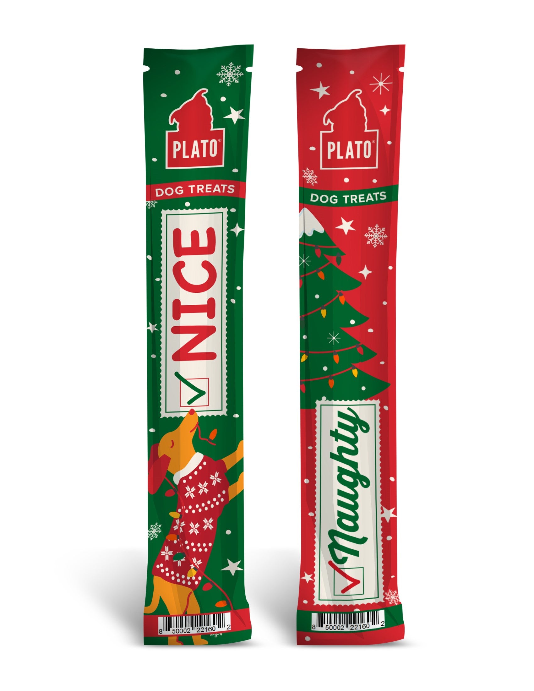 Plato Naughty Nice Thinkers Single Duck Recipe Dog Treat 1oz