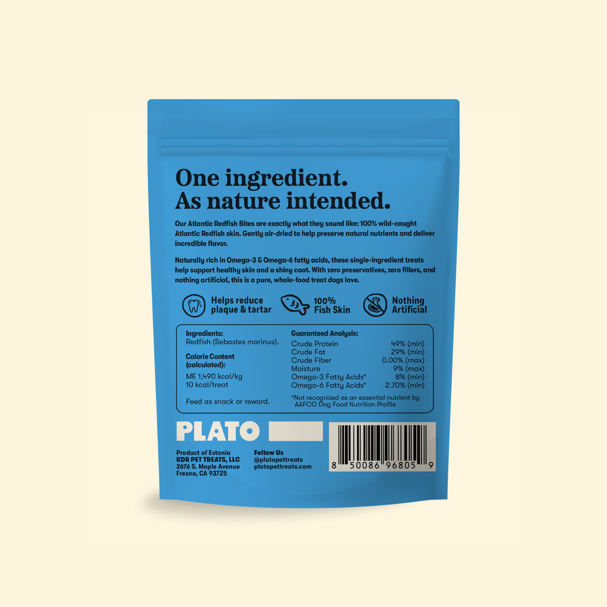 Plato Air Dried Air Dried Atlantic Redfish Bites 10 Oz