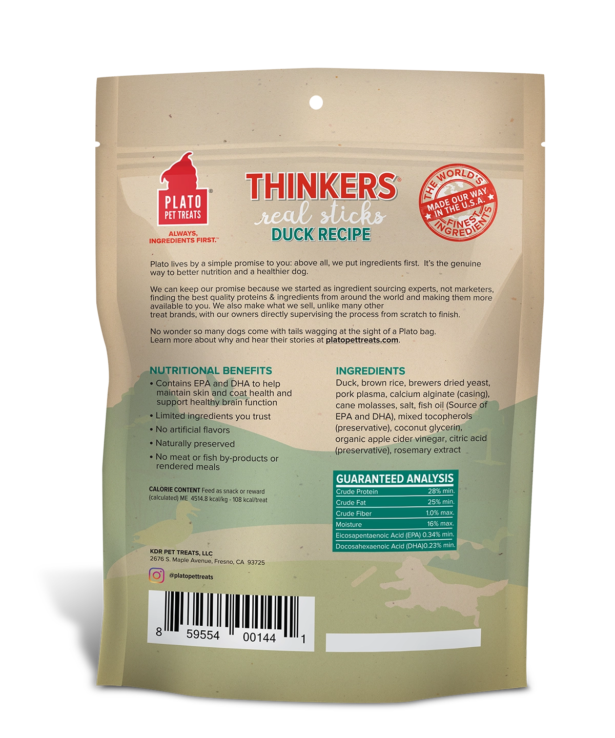 Plato Thinkers Duck 10oz