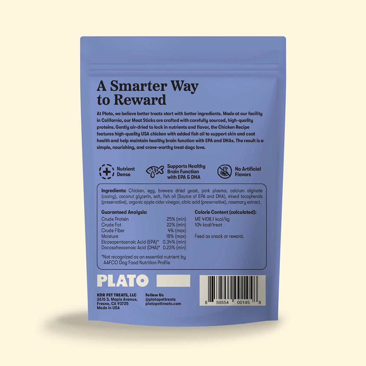 Plato Meat Sticks Chicken 10oz