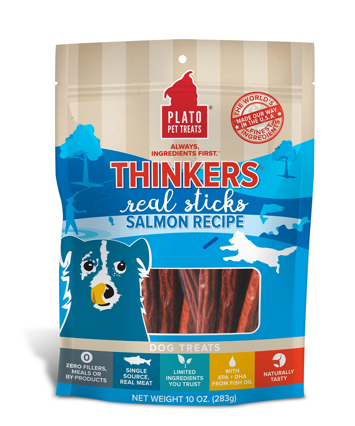 Plato Thinkers Salmon 10oz