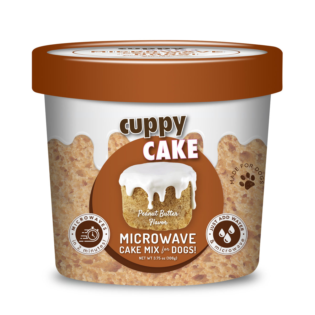 Puppy Cake Cuppy Cake Peanut Butter Flavor 4oz