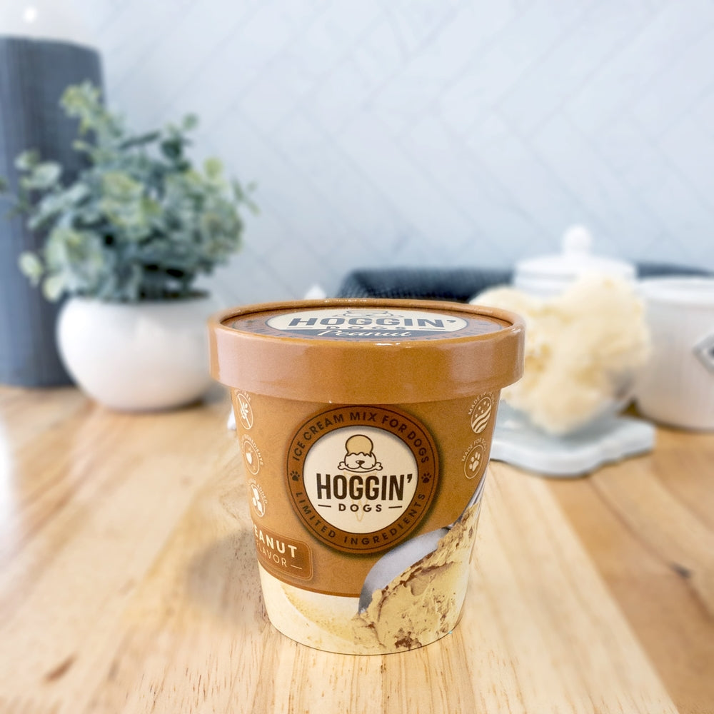 Puppy Cake Hoggin' Dogs Ice Cream Mix Peanut Butter Pint Large 4.65oz
