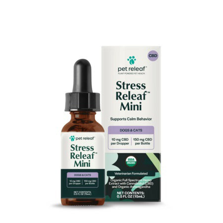 Pet Releaf 150 Mini Stress Releaf Organic Hemp Oil