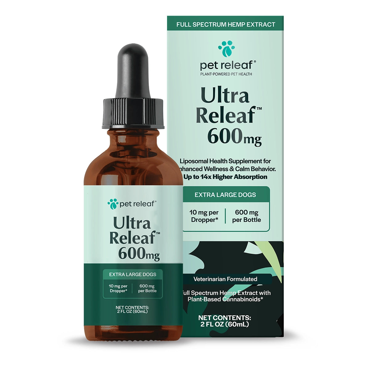 Pet Releaf Liposome Ultra Releaf Hemp Oil 600 MG