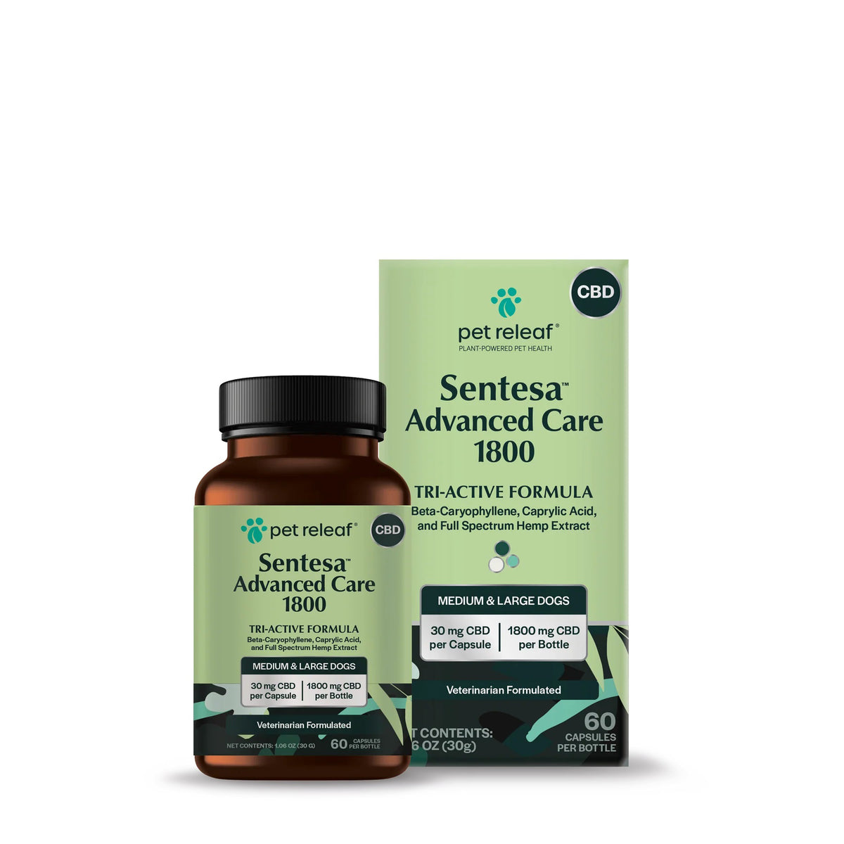Pet Releaf Sentesa 30 MG/1800 MG (60 ct Bottle)