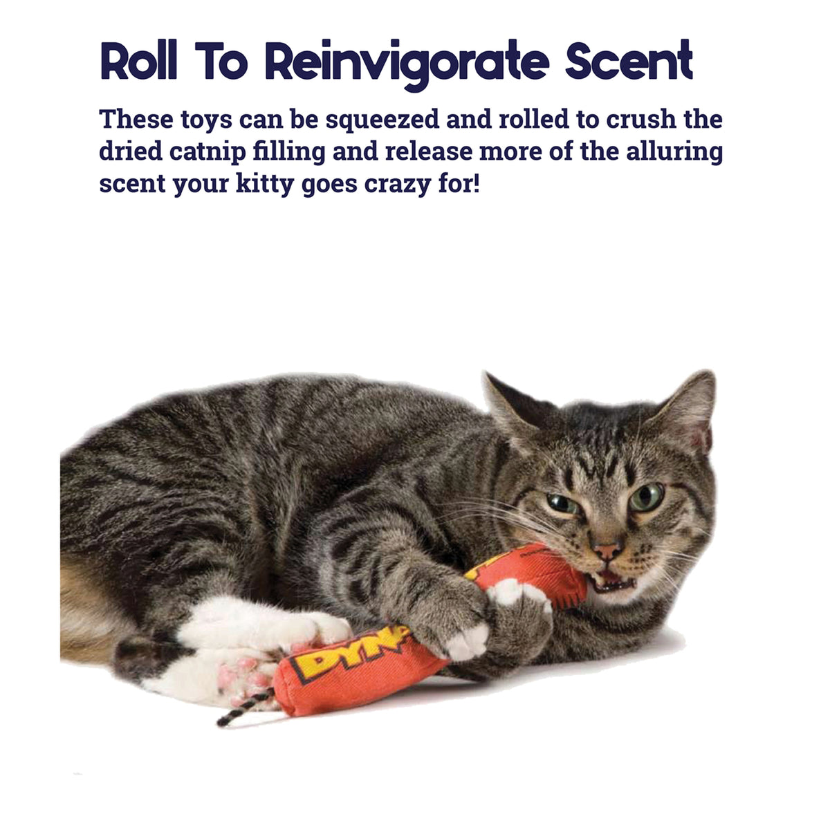 Catstages Green Magic Dynamite Stick Catnip Cat Toy