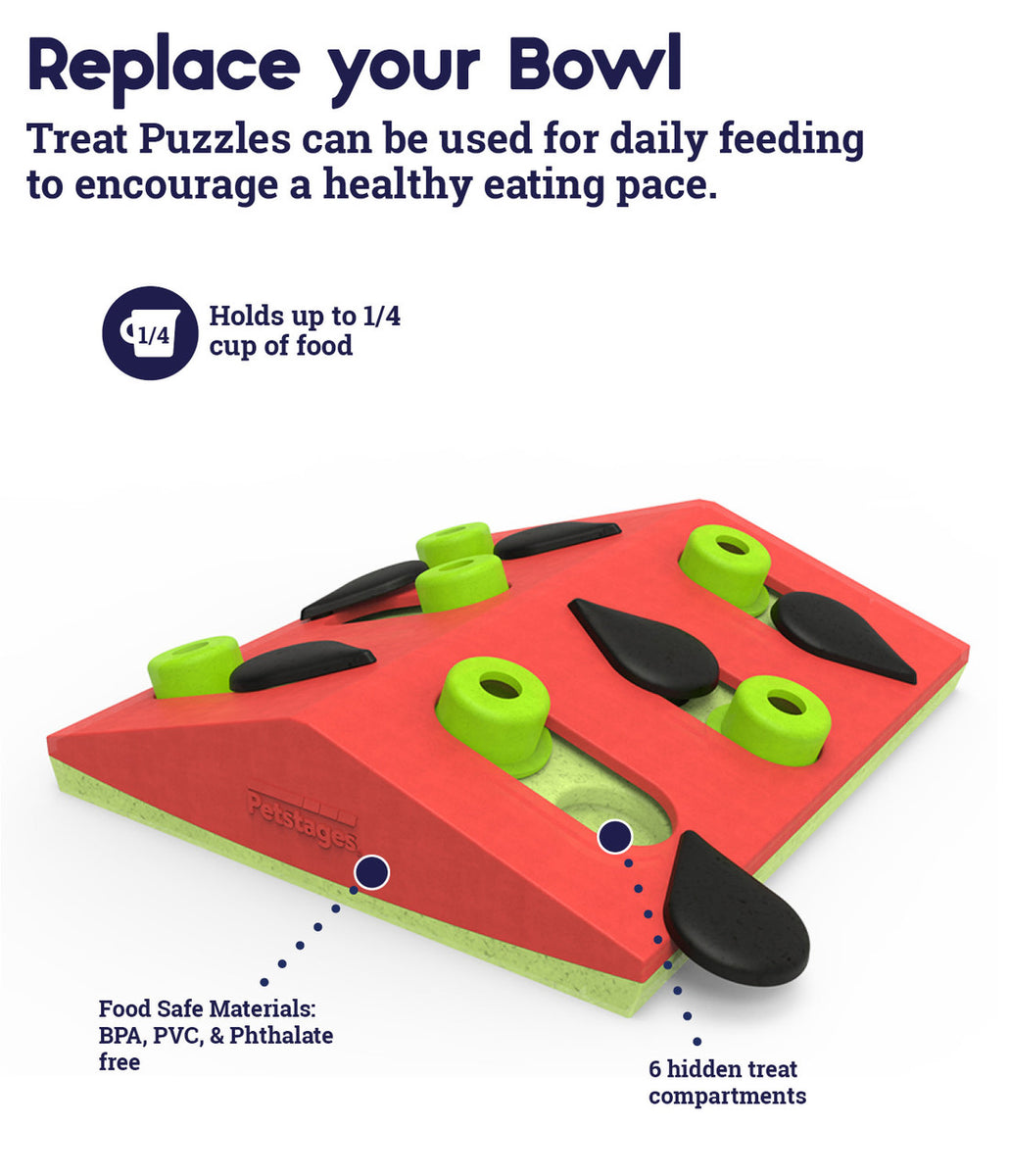 Catstages Melon Madness Puzzle Cat Toy Pink