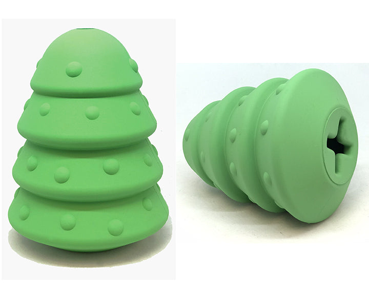 Sodapup MKB Christmas Tree Durable Dog Chew Toy Green Large 4.75"