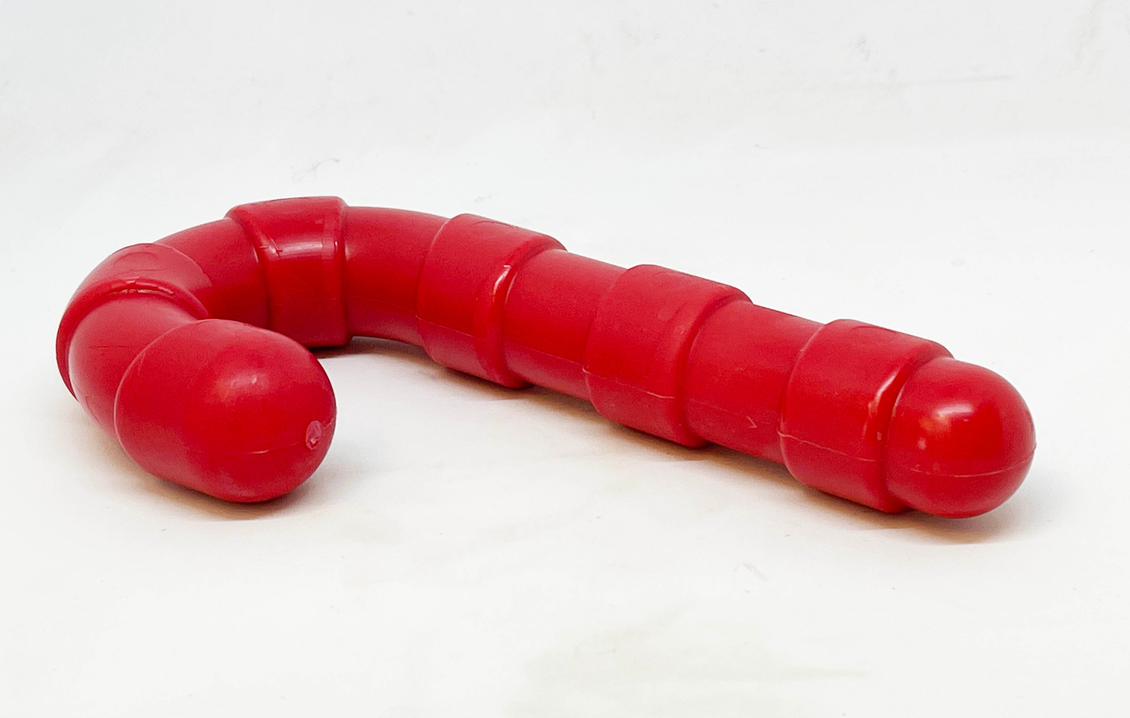 SodaPup Candy Cane Dog Chew Toy Red