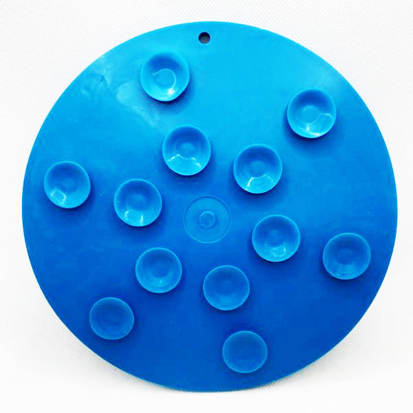 SodaPup eMat Enrichment Lick Mat Whale with Suction Cups Blue 8"