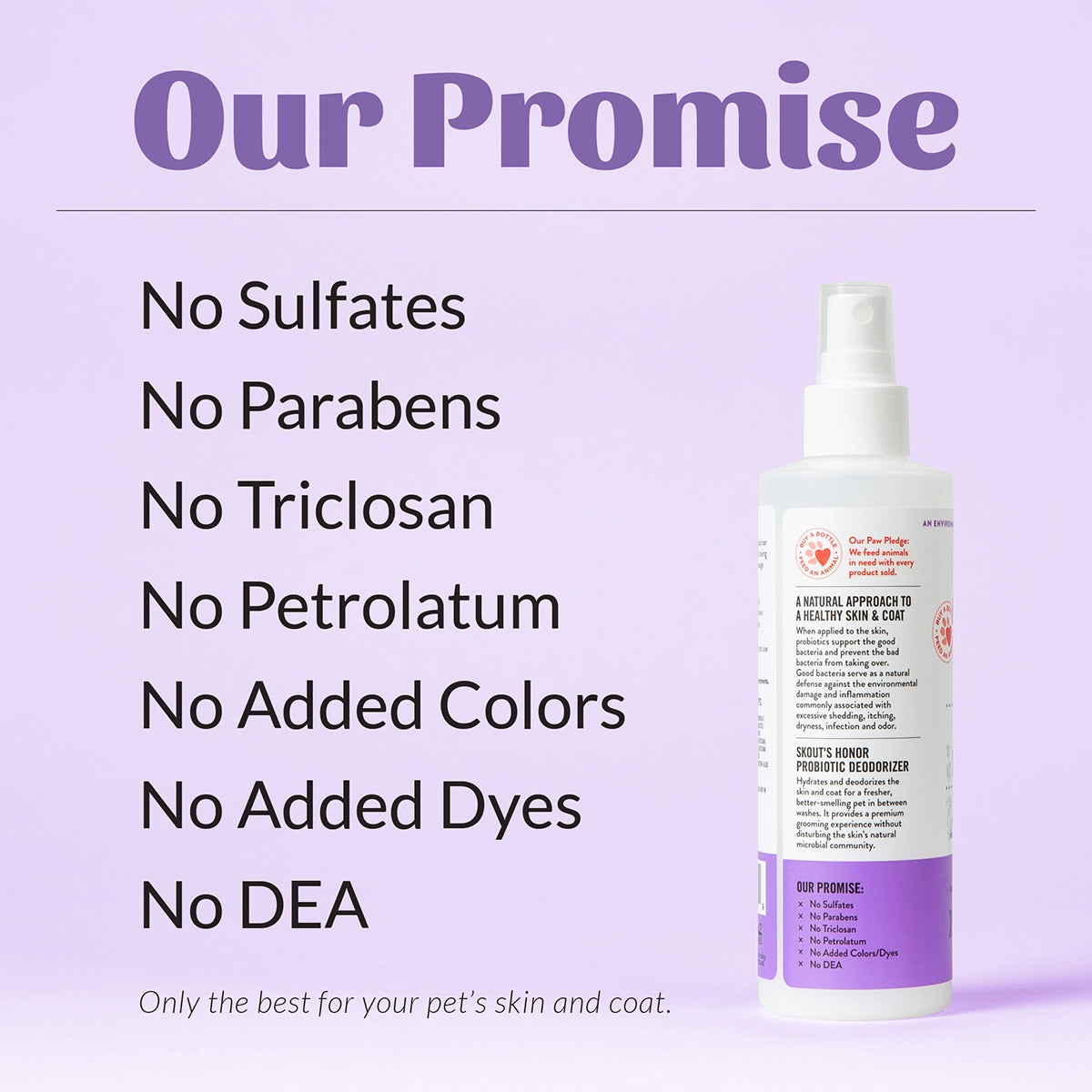 Skout's Honor Probiotic Daily Use Deodorizer Lavender 8oz