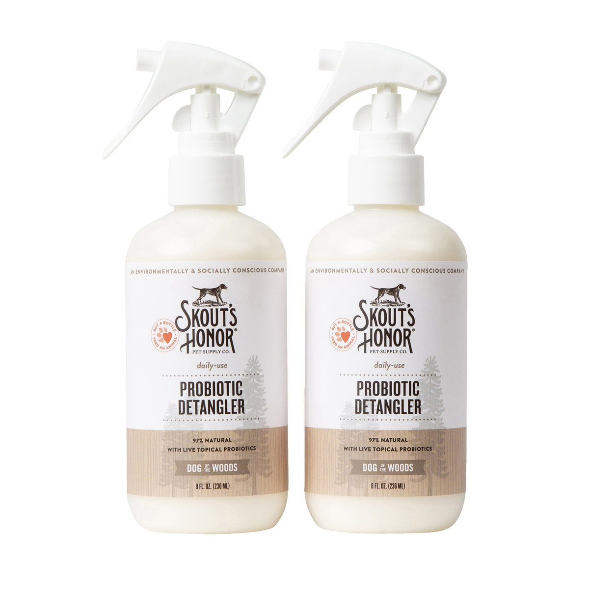 Skout's Honor Probiotic Daily Use Detangler Dog of the Woods 8 oz