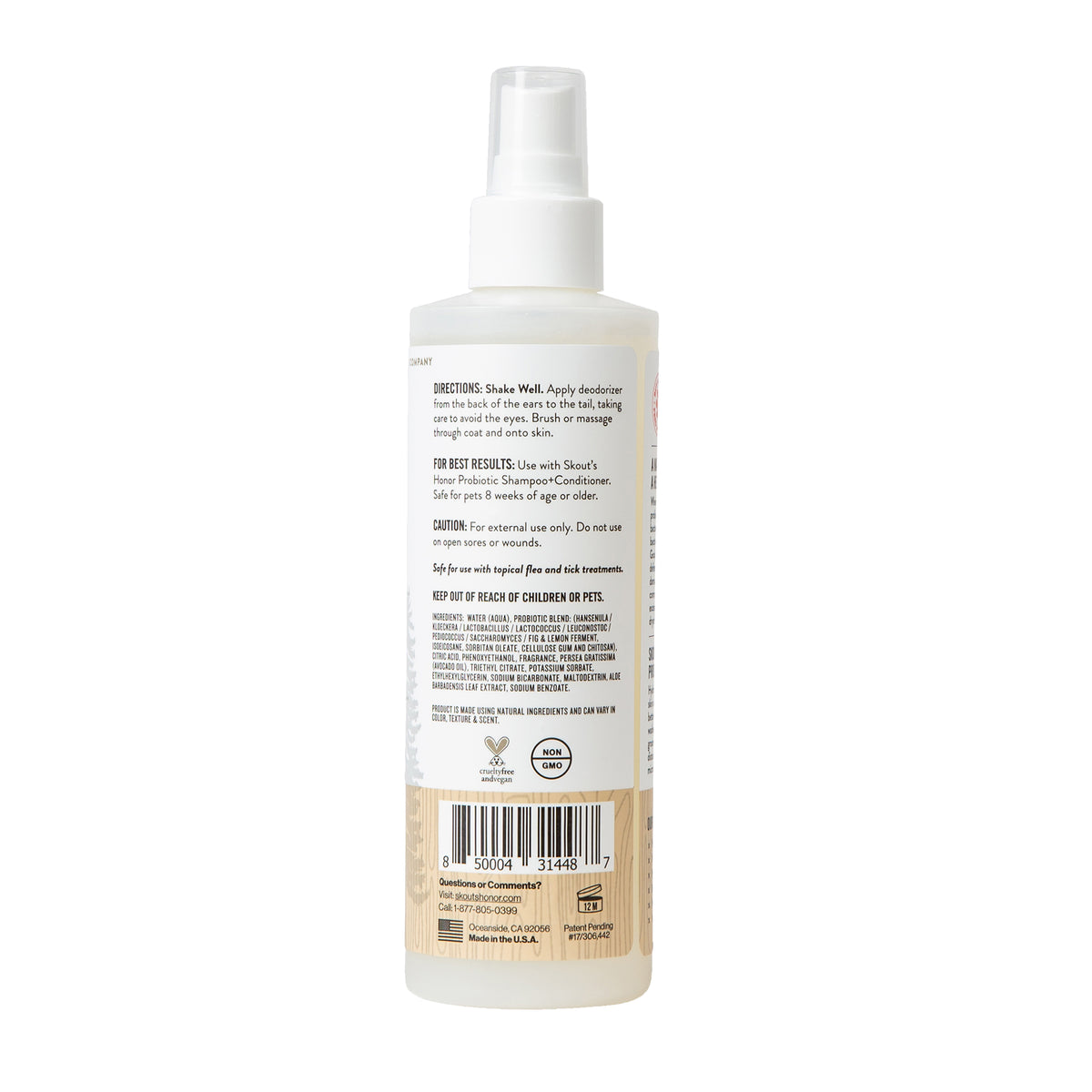 Skout's Honor Probiotic Daily Use Deodorizer Dog of the Woods 8 oz