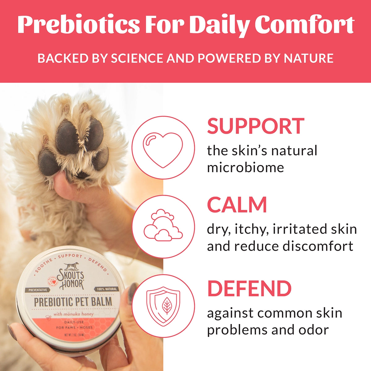 Skout's Honor Prebiotic Pet Balm 2 oz