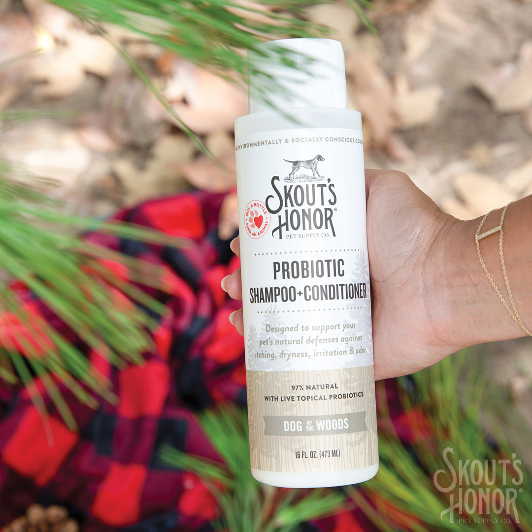 Skout's Honor Probiotic Shampoo + Conditioner Dog of the Woods 16 oz