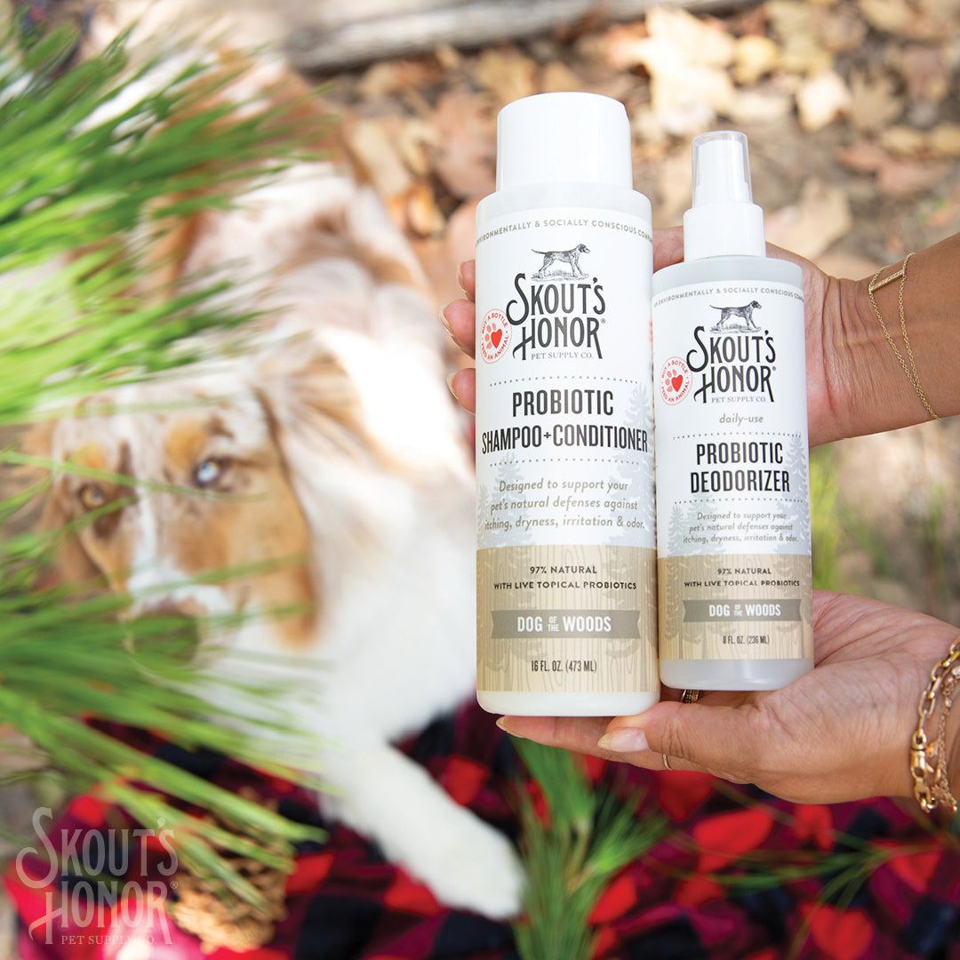 Skout's Honor Probiotic Shampoo + Conditioner Dog of the Woods 16 oz