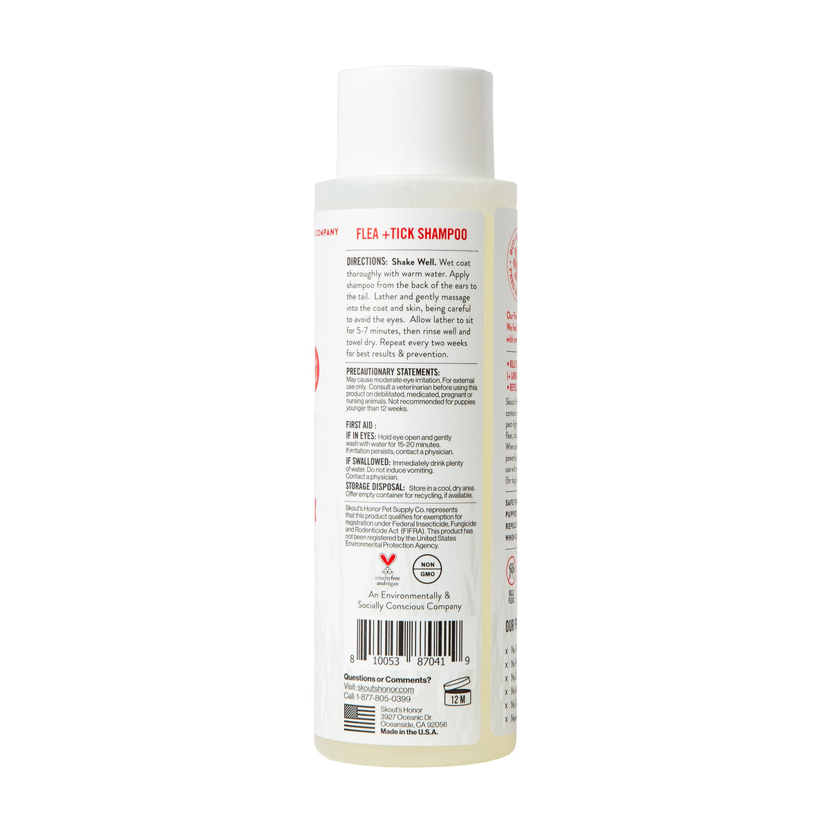 Skout's Honor Flea + Tick Shampoo 16oz