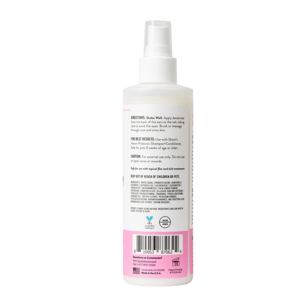 Skout's Honor Probiotic Daily Use Deodorizer Happy Puppy 8 oz