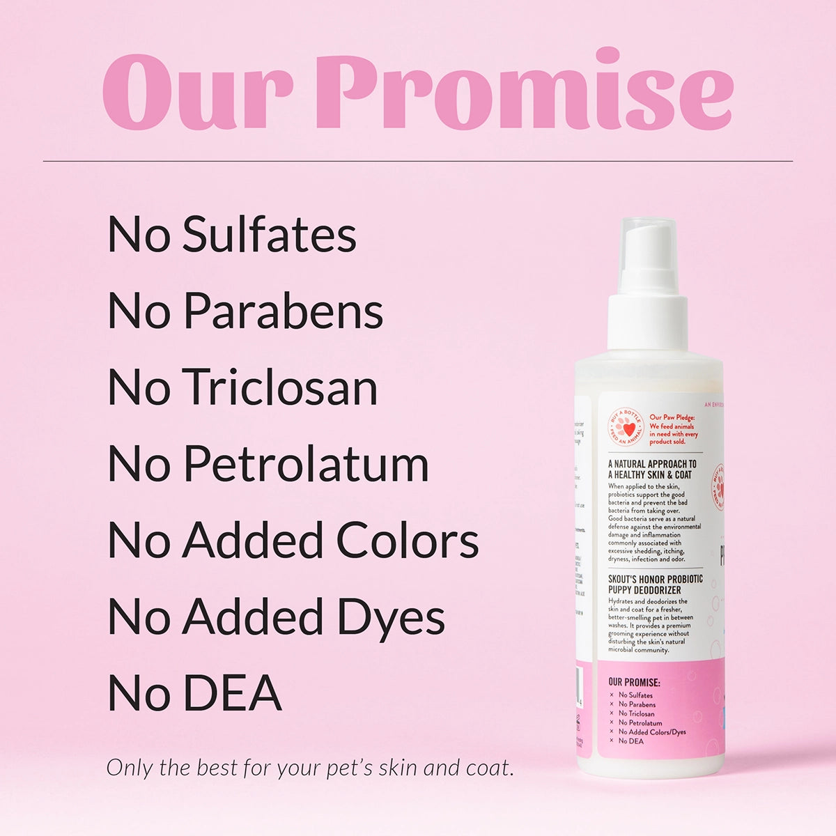 Skout's Honor Probiotic Daily Use Deodorizer Happy Puppy 8 oz